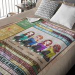 Personalizada Los Buenos Amigos Son Como Estrellas Hermanas del Alma Mejores Amigos Manta Amor Regalos de Amistad Regalos de Navidad