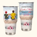 Personlig irriterande varandra Island Holiday Love You 30oz Tumbler Födelsedagspresent Pargåva