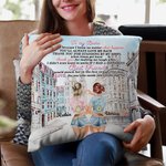 Personalised To My Bestie I Love You Throw Pillow Cover Best Friend Gift Besties Gift Living Room Bedroom Decor