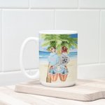 Personalised You're The She To My Nanigans White Ceramic Mug for Sisters Besties Office and Home
