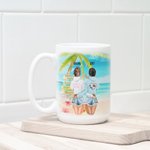 Tasse en céramique blanche personnalisée pour les sœurs Cadeau d'anniversaire pour les sœurs