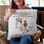 Personalized  I Love You Because I Know No Matter What Happens You'll Always Love Me Back Throw Pillow Cover Best Friend Gift Besties Gift Home Decor