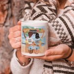 Mug céramique blanc personnalisé We're Not Sugar And Spice And Everything Nice We're Sage And Hood Cadeau du meilleur ami