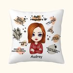 Personalizado Daily Reminders Love Yourself You Have Always Been Enough Throw Pillow Cover Regalo para ti mismo Decoración del hogar