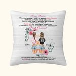 Personalized  I Love You Because I Know No Matter What Happens You'll Always Love Me Back Throw Pillow Cover Best Friend Gift Besties Gift Home Decor