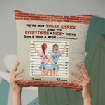 Personalised We're Sage and Hood and Wish a Mufuka Would Throw Pillow Cover Best Friend Gift Besties Gift Home Decor