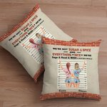 Personalised We're Sage and Hood and Wish a Mufuka Would Throw Pillow Cover Best Friend Gift Besties Gift Home Decor