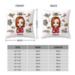 Personalizado Daily Reminders Love Yourself You Have Always Been Enough Throw Pillow Cover Regalo para ti mismo Decoración del hogar