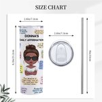 Personalized Daily Positive  Affirmations Mental Health Stainless Steel Tumbler Women Gift
