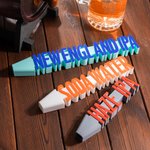 Personalisierter Bierzapfhahngriff mit 3D-Namen-Druck für Fass Biergarten Oktoberfest Geschenk für Bierliebhaber Herren