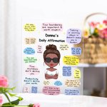 Personalised Love Yourself Everyday You Are So Loved Daily Affirmation Acrylic Plaque Birthday Gift Acrylic Decoration