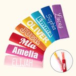 Gepersonaliseerde set van 3 ijslolly hulzen houder Freeze Pop Bag voor vrienden kinderen zomer Party Favor
