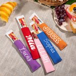 Gepersonaliseerde set van 3 ijslolly hulzen houder Freeze Pop Bag voor vrienden kinderen zomer Party Favor