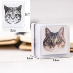 Timbri personalizzati con ritratto di animale domestico Gatti Cani Uccelli Pappagalli Timbri animali Timbri a inchiostro per animali Regalo per gli am