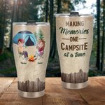 Cadeau d'anniversaire personnalisé pour un couple de campeurs.
