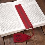 Gepersonaliseerde set van 2 lederen bladwijzers jubileum afstudeergeschenken voor studenten afgestudeerden boekenliefhebbers