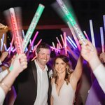 Personalised 10pcs Multicoloured Light Up LED Foam Glow with Text Wedding Party Concert Clubs Nightlife Favors