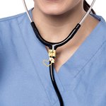 Stetoscopio personalizzato Tag Charm con nome inciso regalo per infermiere medico studente di medicina regali di laurea