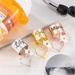 Stetoscopio personalizzato Tag Charm con nome inciso regalo per infermiere medico studente di medicina regali di laurea