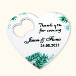 Décapsuleur Magnétique Personnalisé avec Nom en Forme de Coeur Ensemble de 10 Pièces Cadeau d'Anniversaire Fête Mariage Souvenirs pour les Invités
