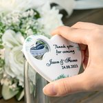 Décapsuleur Magnétique Personnalisé avec Nom en Forme de Coeur Ensemble de 10 Pièces Cadeau d'Anniversaire Fête Mariage Souvenirs pour les Invités