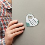 Décapsuleur Magnétique Personnalisé avec Nom en Forme de Coeur Ensemble de 10 Pièces Cadeau d'Anniversaire Fête Mariage Souvenirs pour les Invités