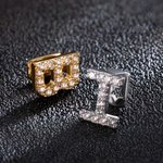 Personalizzato Iced Out Lettera Denti Grillz Hip Hop Gioielli Regalo di compleanno per gli amanti dell'Hip Hop