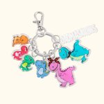 Porte-clés Dinosaure Personnalisé avec Noms Gravé Cadeau Parfait Occasions Spéciales pour Papa et Maman