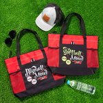 Personalized Baseball Softball Mom Waterproof Mesh Tote Bag with Name and Multiple Compartments Mother's Day Birthday Gift for Women Sport Lovers