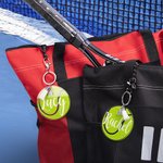 Personalisierte Satz von 2 Tennis Tasche Tag Schlüsselanhänger Tennis Geschenk für Tennisliebhaber Tennis-Team-Mitglied