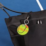 Personalisierte Satz von 2 Tennis Tasche Tag Schlüsselanhänger Tennis Geschenk für Tennisliebhaber Tennis-Team-Mitglied