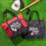 Personalized Baseball Softball Mom Waterproof Mesh Tote Bag with Name and Multiple Compartments Mother's Day Birthday Gift for Women Sport Lovers