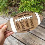 Personalized Basketball Soccer Volleyball Football Coach's Plaque Sports Team 3D Wood Layered Plaque Engraved with Name Message Coach Gift Team Gift