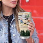 Gepersonaliseerde Baby Let's Go Camping Bos Reizen Vakantie 30oz Tumbler Valentijnsdag Gift