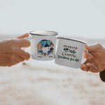 Personliga Campingpartners för livet Emaljmugg för man och hustru Gåvor för campingpar