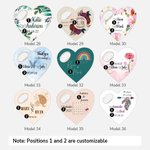 Personalized 10 Pieces Heart Shape Magnetic Bottle Opener for Wedding Party Guests Souvenirs Anniversary Gift