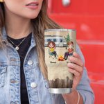 Personalizzato Camping Partners For Life Travel With Loved One 30oz Tumbler Regalo di coppia Regalo di compleanno