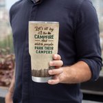 Personligt par Resa Campfire Party Semester Fritid 30oz Tumbler Present för par Bästa vän