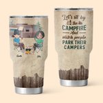 Personligt par Resa Campfire Party Semester Fritid 30oz Tumbler Present för par Bästa vän
