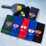 Serviette de sport légère et douce avec boucle Cadeau du père Cadeau du joueur de Pickleball