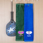 Serviette de sport légère et douce avec boucle Cadeau du père Cadeau du joueur de Pickleball