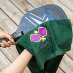 Serviette de sport légère et douce avec boucle Cadeau du père Cadeau du joueur de Pickleball