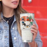 Personalized Funny Conversation With Couple Camping Vacation 30oz Tumbler Camping Enthusiast Gift