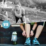 Personalizzato portatile sport bottiglia d'acqua Pouch Tumbler Handheld Storage Bag per gli amanti dello sport Accessori palestra