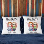Taie d'oreiller personnalisée You and Me We Got This Valentine's Day Anniversary Birthday Gift Bedroom Home Decor