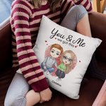 Taie d'oreiller personnalisée You and Me We Got This Valentine's Day Anniversary Birthday Gift Bedroom Home Decor