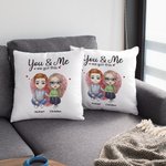 Taie d'oreiller personnalisée You and Me We Got This Valentine's Day Anniversary Birthday Gift Bedroom Home Decor