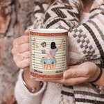 Taza de cerámica blanca personalizada We're Not Sugar And Spice And Everything Nice Birthday Christmas Friend Gifts for Sister Bestie 3