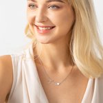 Henkilökohtainen Kaksi nimi kaulakoru Love Heart korut lahja äiti pari Ystävänpäivä vuosipäivä joulu äitienpäivä lahja