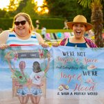 Personalizowany Ręcznik Plażowy We Are Sage And Hood And Wish A Mufuka Would Miękki Wchłaniający I Szybkoschnący Ręcznik Plażowy Prezenty Przyjaźni
